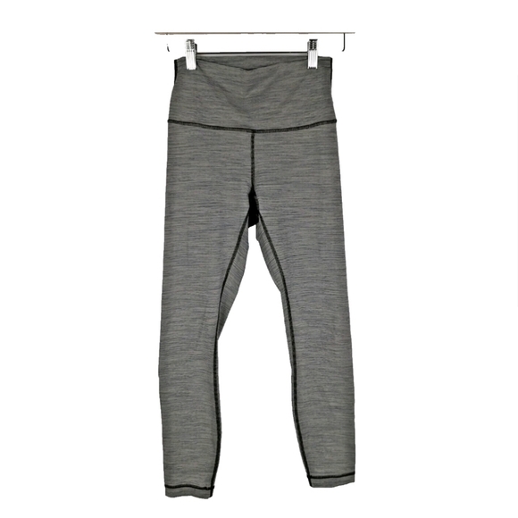 Lululemon Wunder Under Hi-Rise Tight Women Active Wear Size 4 Olive Green - Picture 1 of 5
